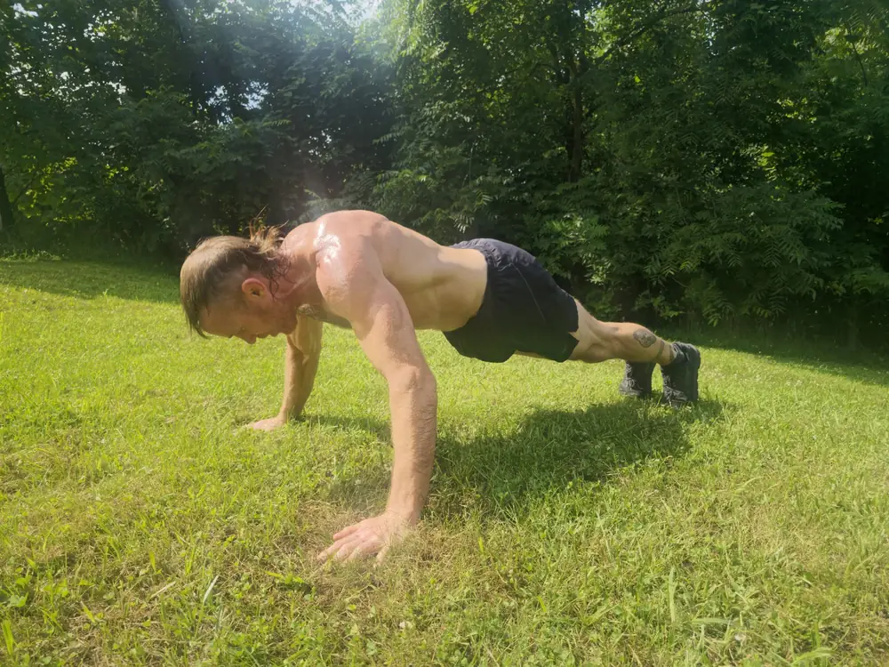 Functional fitness stations on wellness trail at Raven’s Retreat Hocking Hills