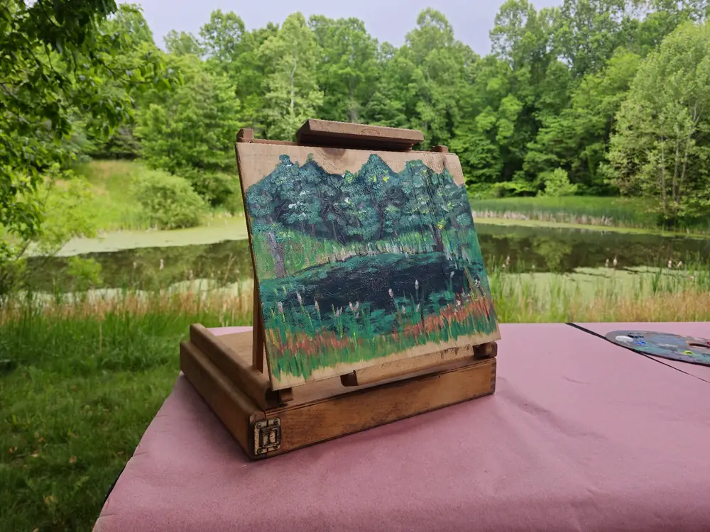 Solo Retreat Painting Workshop at Raven’s Retreat Hocking Hills